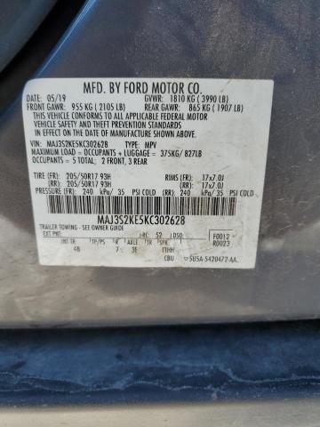 2019 FORD ECOSPORT T - MAJ3S2KE5KC302628