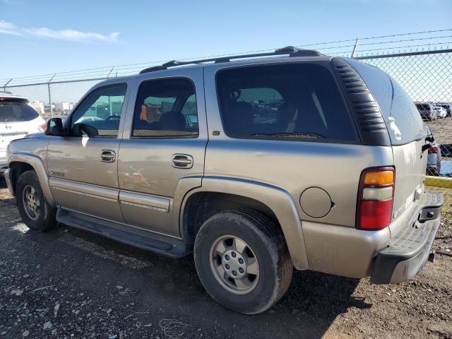 CHEVROLET TAHOE C150 2002 tan 4dr spor flexible fuel 1GNEC13Z72R201512 photo #3