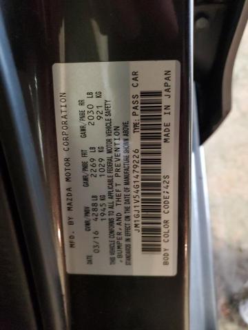 2016 MAZDA 6 TOURING - JM1GJ1V54G1479226