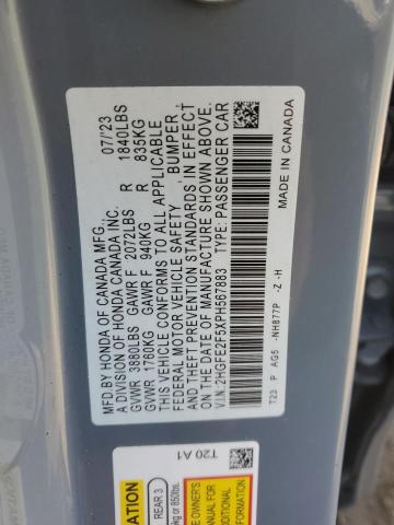 2HGFE2F5XPH567883 2023 HONDA CIVIC
