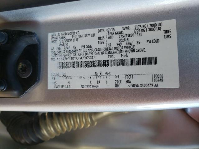 2015 FORD F150 SUPER - 1FTEW1EFXFKE07263