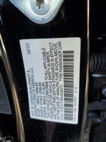 2022 HONDA ACCORD EXL - 1HGCV1F54NA026370