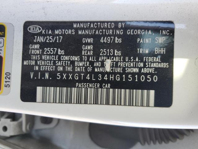 2017 KIA OPTIMA LX - 5XXGT4L34HG151050