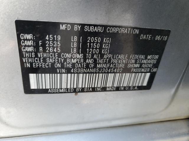 2018 SUBARU LEGACY 2.5 - 4S3BNAN65J3045402