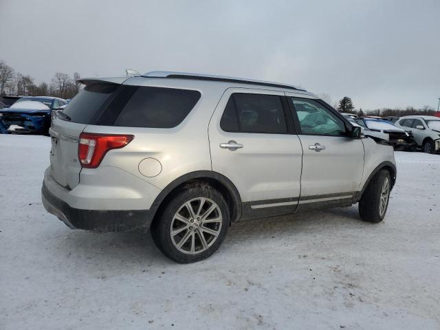 FORD EXPLORER L 2017 silver  gas 1FM5K8FH8HGB48973 photo #4