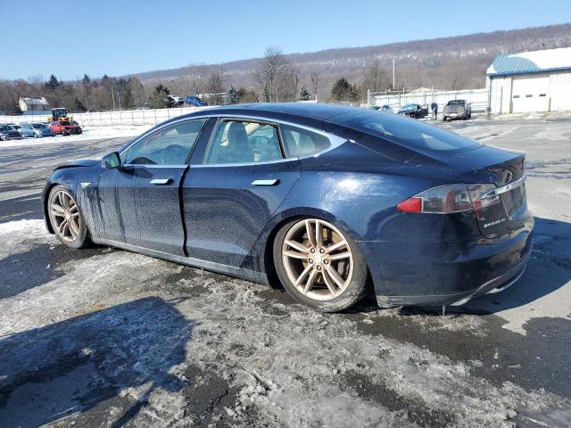 TESLA MODEL S 2013 blue hatchbac electric 5YJSA1CN5DFP10005 photo #3