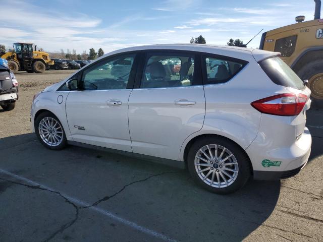 FORD C-MAX PREM 2013 white  hybrid engine 1FADP5CU1DL555378 photo #3