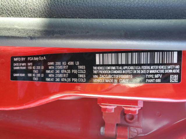 2015 JEEP RENEGADE T - ZACCJBCT0FPB69819