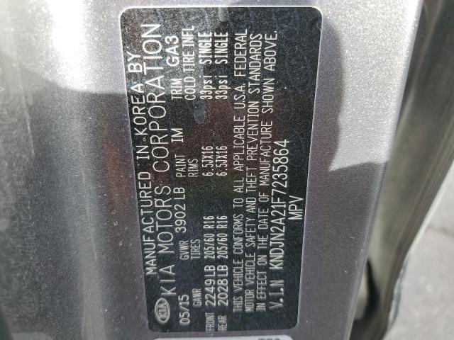 2015 KIA SOUL - KNDJN2A21F7235864