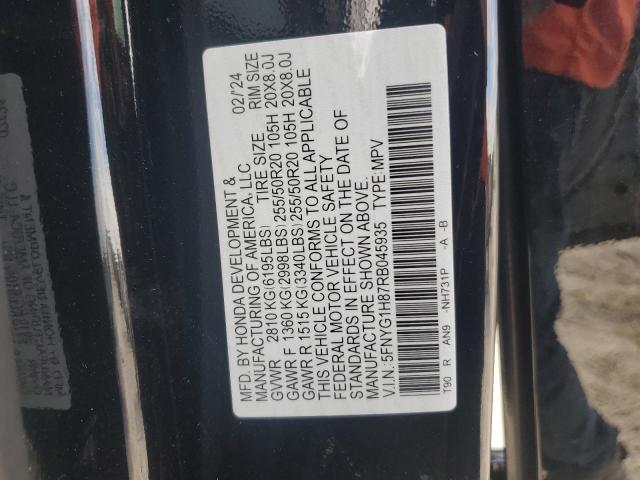 2024 HONDA PILOT ELIT 5FNYG1H87RB045935