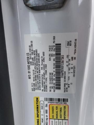 2015 FORD MUSTANG - 1FA6P8THXF5367365
