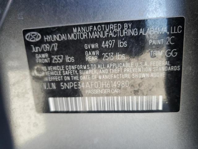 2018 HYUNDAI SONATA SPO - 5NPE34AF0JH614980