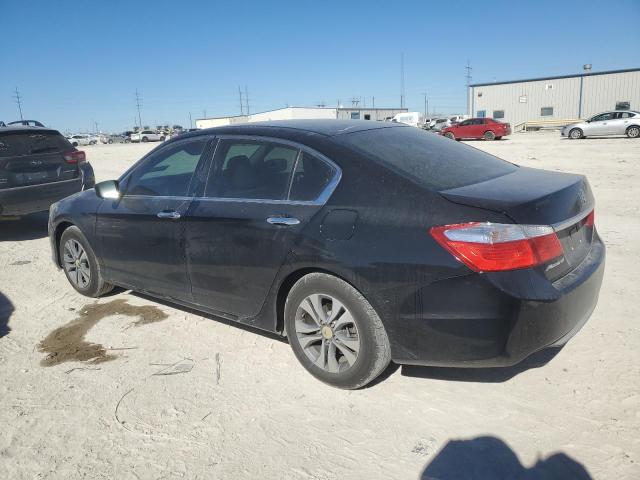 HONDA ACCORD LX 2015 black sedan 4d gas 1HGCR2F34FA144915 photo #3