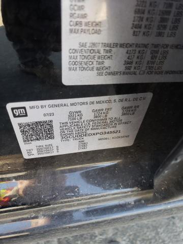 2023 CHEVROLET SILVERADO 3GCUDDEDXPG345521