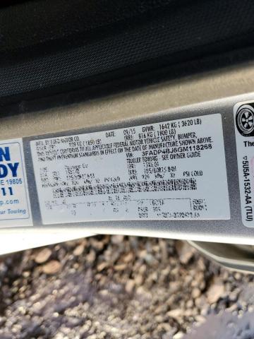 2016 FORD FIESTA SE 3FADP4BJ6GM118268