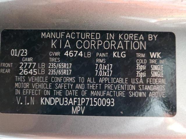 2023 KIA SPORTAGE L KNDPU3AF1P7150093