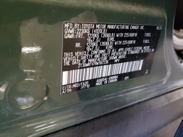 2024 TOYOTA RAV4 WOODL 2T3UWRFV7RW187236