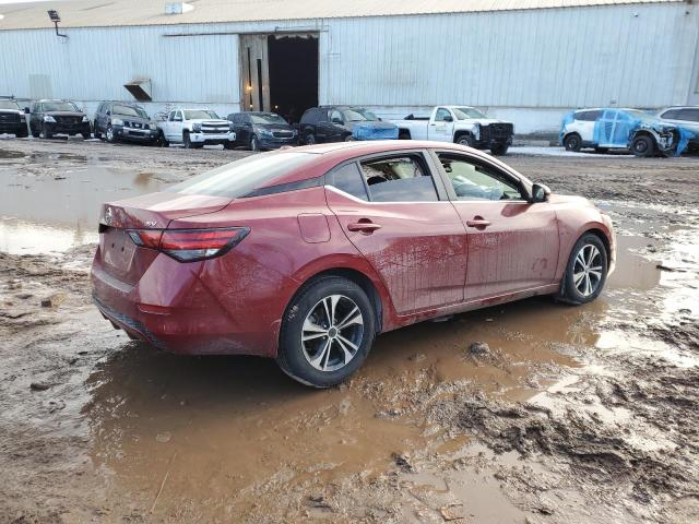 NISSAN SENTRA SV 2020 burgundy  gas 3N1AB8CV6LY233995 photo #4