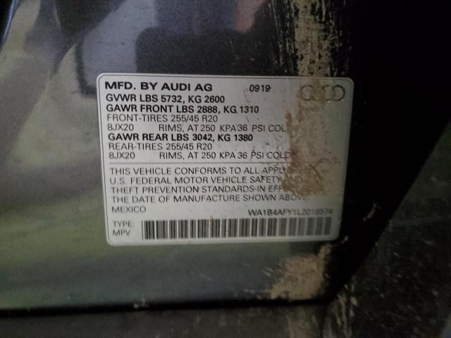 2020 AUDI SQ5 PREMIU - WA1B4AFY1L2018574