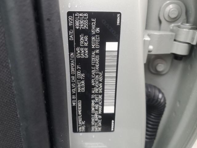 2021 VOLVO S60 T5 INS - 7JR102TL4MG103653