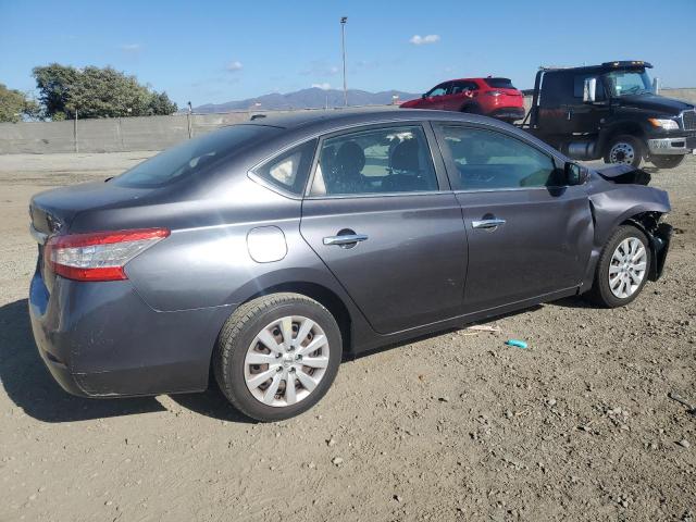 NISSAN SENTRA S 2015 charcoal  gas 3N1AB7AP3FY363445 photo #4