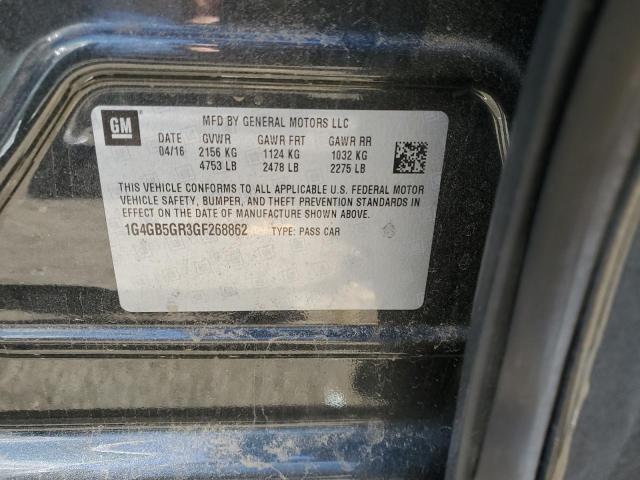 2016 BUICK LACROSSE - 1G4GB5GR3GF268862