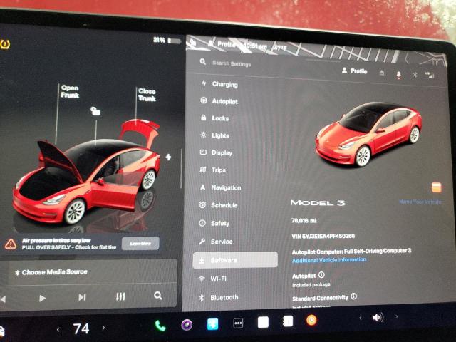 2023 TESLA MODEL 3 - 5YJ3E1EA4PF450266