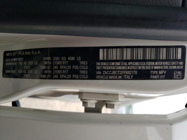 2015 JEEP RENEGADE T - ZACCJBCT2FPB82170