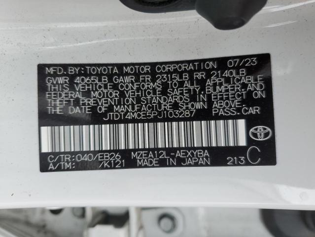 2023 TOYOTA COROLLA XS - JTDT4MCE5PJ103287