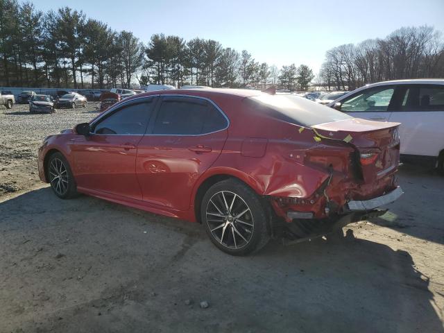 TOYOTA CAMRY SE 2021 red  gas 4T1G11BK3MU042723 photo #3