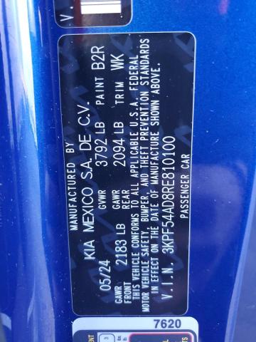 2024 KIA FORTE GT L - 3KPF54AD8RE810100