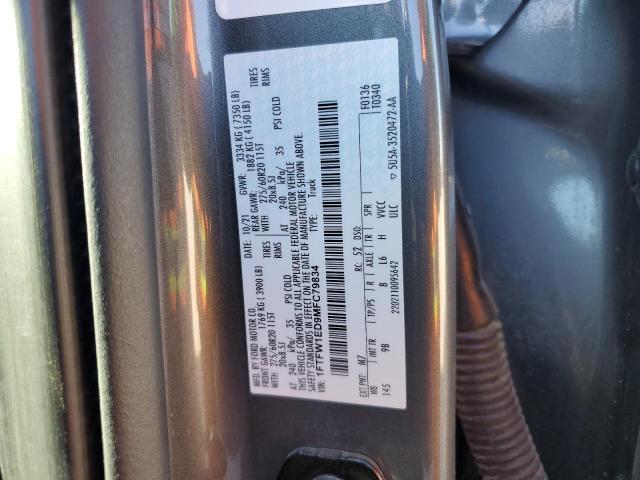 2021 FORD F150 SUPER 1FTFW1ED9MFC79834