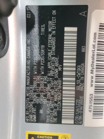 2015 LEXUS RX 350 - 2T2ZK1BA3FC184681