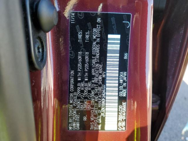 2015 LEXUS RX 350 - JTJZK1BA0F2424737