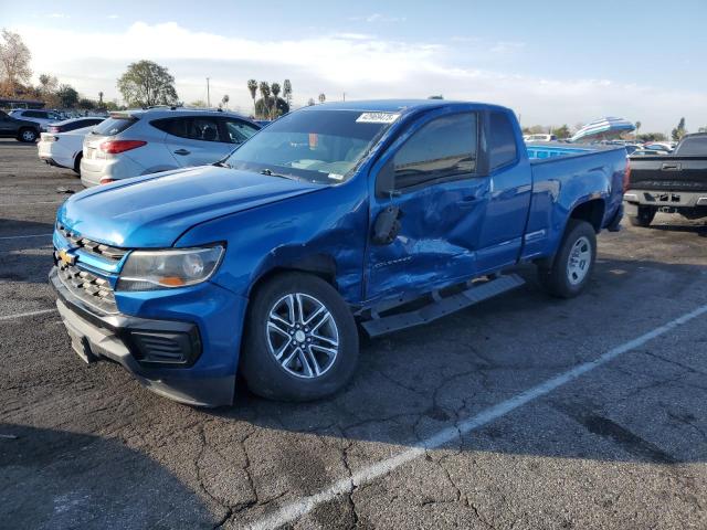 CHEVROLET COLORADO 2021 blue  gas 1GCHSBEN9M1119436 photo #1