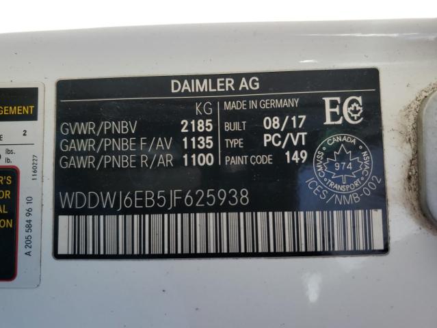 2018 MERCEDES-BENZ C 43 4MATI - WDDWJ6EB5JF625938