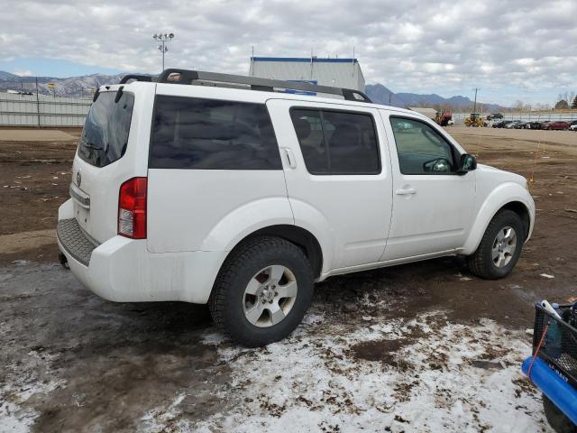 NISSAN PATHFINDER 2008 white  gas 5N1AR18B78C614149 photo #4