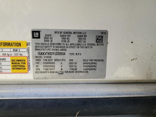 2015 GMC ACADIA DEN 1GKKVTKD7FJ236504