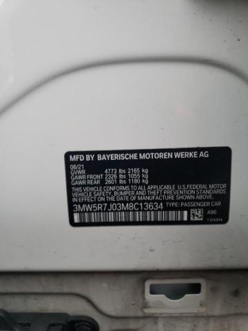 2021 BMW 330XI - 3MW5R7J03M8C13634