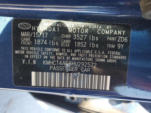 2017 HYUNDAI ACCENT SE - KMHCT4AE3HU292572