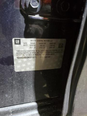 2017 CADILLAC ATS - 1G6AG5RX0H0211971