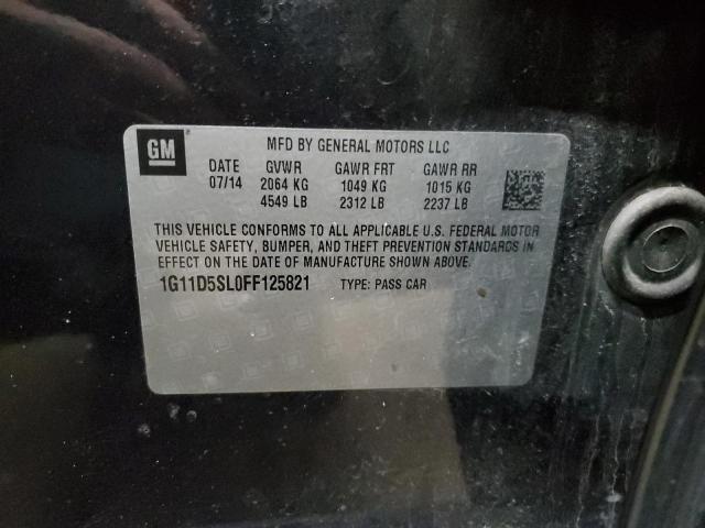 2015 CHEVROLET MALIBU 2LT - 1G11D5SL0FF125821