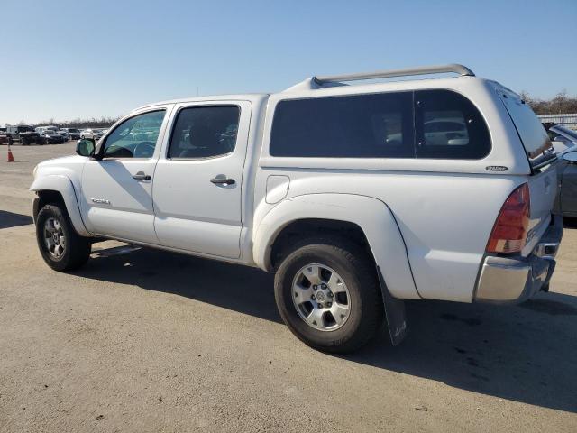 TOYOTA TACOMA DOU 2007 white crew pic gas 5TELU42N17Z460876 photo #3