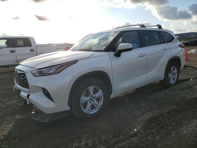 TOYOTA HIGHLANDER 2020 white  gas 5TDZZRAH3LS505022 photo #1