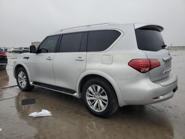 INFINITI QX80 BASE 2017 silver  gas JN8AZ2NE8H9151366 photo #3