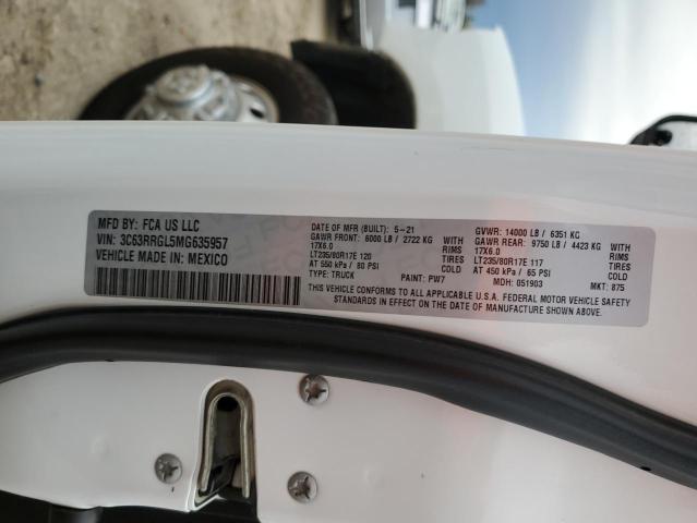 2021 RAM 3500 TRADE 3C63RRGL5MG635957