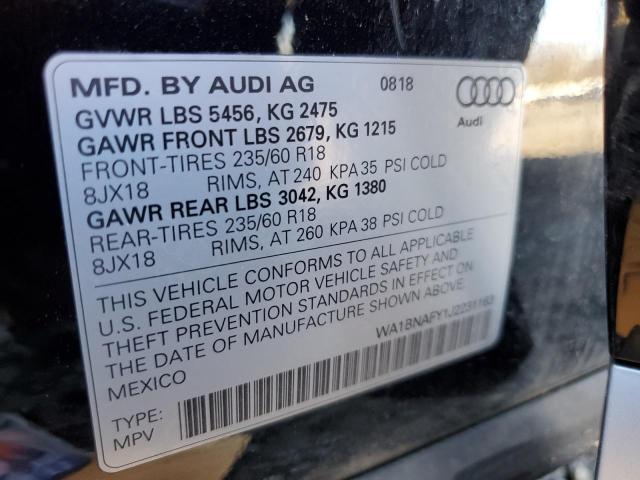 2018 AUDI Q5 PREMIUM - WA1BNAFY1J2231163