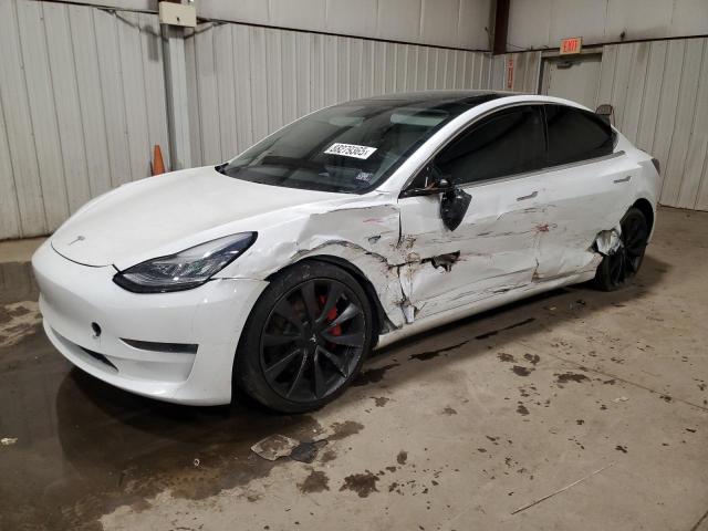 TESLA MODEL 3 2020 white  electric 5YJ3E1ECXLF642304 photo #1