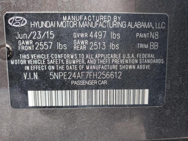 2015 HYUNDAI SONATA SE - 5NPE24AF7FH256612