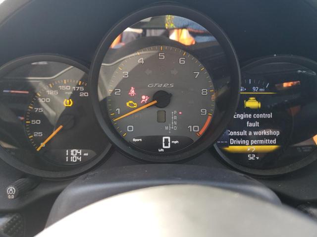 2023 PORSCHE CAYMAN GT4 WP0AE2A8XPS280255